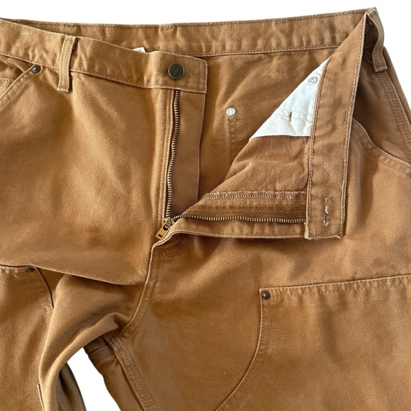 1990’s CARHARTT DOUBLE KNEE CANVAS UTILITY PANT SIZE 36 - Picture 8 of 13